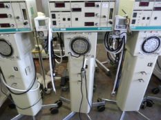 *3x Viasys 3100B Carefusion Sensormedics Oscillatory Ventilators (All Units Complete with Oxygen Mix