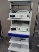 *Karl Storz Stack Trolley with Dyonics Xenon Light Source, Images Xenon Light Source