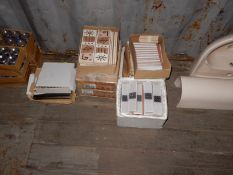 7 Boxes of Assorted Border Tiles