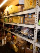 *x4 Shelves Containing Depo, Lucas & Other Head Li