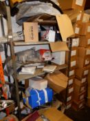 *Piece of Welded 5 Tier Steel Shelving Containing