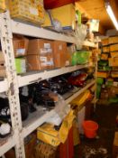 *x4 Shelves Containing Depo, Lucas & Other Head Li