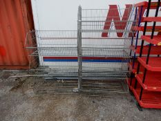 7 Galvanised Steel Wire Shop Baskets