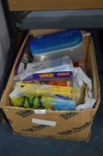 Box lot Containing Headphones, Shredder, Jigsaws e