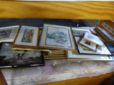 Large Quantity of Framed Prints and Paintings