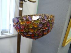 Coloured Jewel Light Fitting