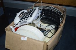 Large Quantity of Decorative Plates, Telephones et