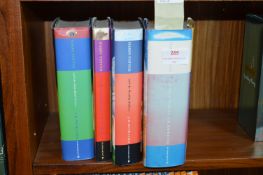 Four Harry Pottery First Edition Hardback Books