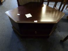 Mahogany Media Stand