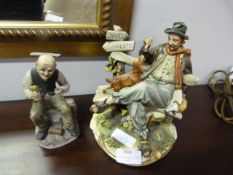 2 Capodimonte Figurines