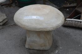 Reconstituted Limestone Mushroom