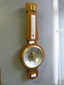 Mahogany Framed Wall Mounted Barometer