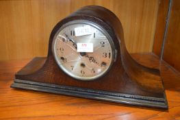 Oak Mantel Clock with Westminster Chime