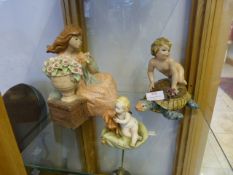 3 Italian Pottery Figurines