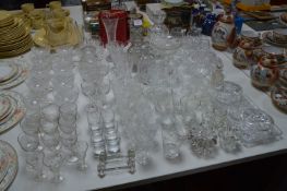 Large Quantity of Crystal Glass, Drinking Glass wa