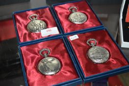 Four Pocket Watches in Presentation Cases