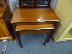 Mahogany Nest of 2 Tables