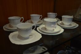 Royal Albert Blue & White Part Tea Set