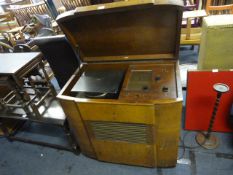 RGD Walnut Gramophone Cabinet