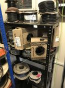 *Piece of Black Bolt Together Shelving Contianing