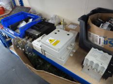 *Contents of Shelf Including Assorted Panel Compon