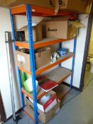 *Piece of Medium Duty Blue & Orange Bolt Less Shel