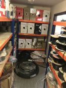 *4 Bays of Blue & Orange Medium Duty Shelving