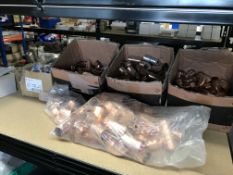 *Contents of Shelf Including Copper Pipe Fittings