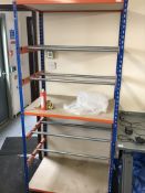 *Orange & Blue Bolt-less Shelving System with Cabl