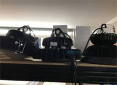 *3x LED Industrial Style Down Lights