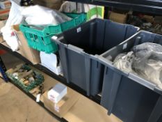 *Contents of Shelf Including Various Plastic Pipe