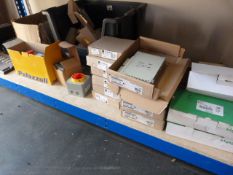 *Shelf Containing Assorted Panel Components, 3 Pha