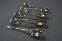 Set of Eight Hallmarked Silver Golf Spoons - Birmingham 1932, Approx 105g