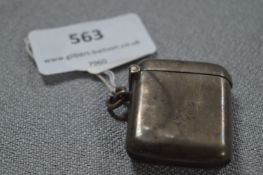 Hallmarked Silver Vesta Case