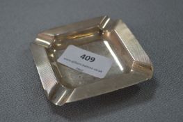 Hallmarked Silver Ashtray - Birmingham 1946, Approx 33g