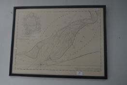 Framed Map - River Humber