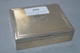 Hallmarked Silver Cigarette Case - London 1955