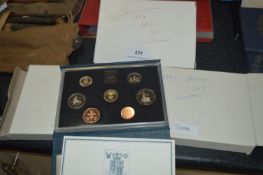 British Coin Proof Sets 1983, 1984 & 1985