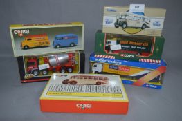 Six Boxed Corgi Commercial Vehicles
