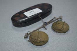Metal Cased Set of Balance Scales