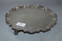 Hallmarked Silver Salver Tray - London, DB&S Maker, Approx 941g
