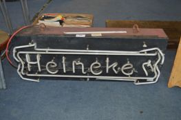 Illuminated Heineken Sign