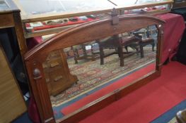 Mahogany Framed Over Mantel Mirror