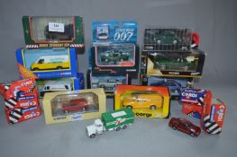 Collection of Boxed Corgi Cars and Vans