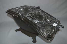 Heavy French Cast Iron Decorative Coal Scuttle