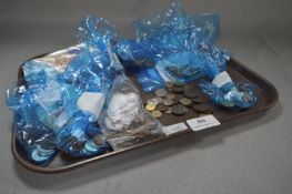 Tray Lot of British and World Coinage and Paper Money