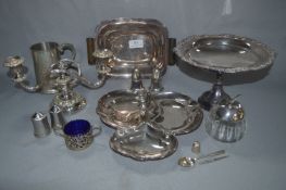 Quantity of Silver Plated Items; Entree Dishes, Condiments, etc.