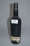 Bottle of Cockburns 1963 Vintage Port