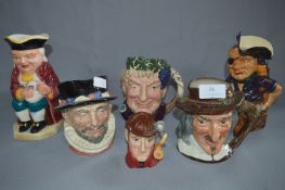 Collection of Royal Doulton and Other Toby Jugs