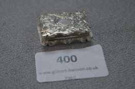 Hallmarked Silver Vinaigrette - Birmingham 1847, Approx 16.9g